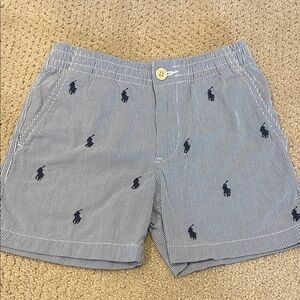 Polo by Ralph Lauren Navy Embroidered Kid’s Shorts